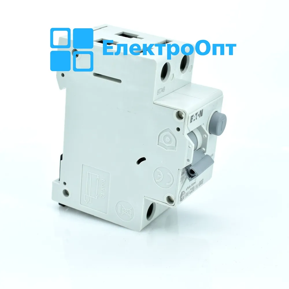 EATON Диференційний автомат Тип АС 2P 6kA C-20 30mA HNB-C20/AC-0,03