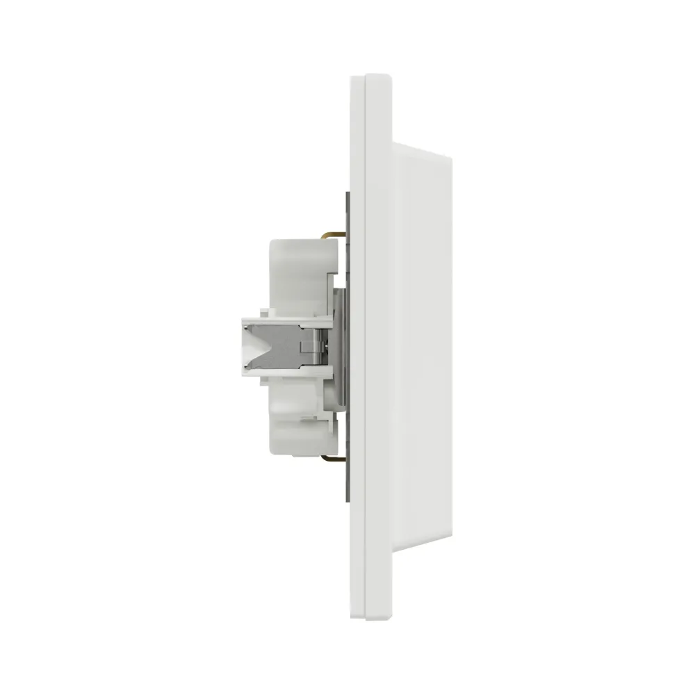 Розетка Schneider Electric Asfora белая двойная внутренняя с заземлением EPH9900121
