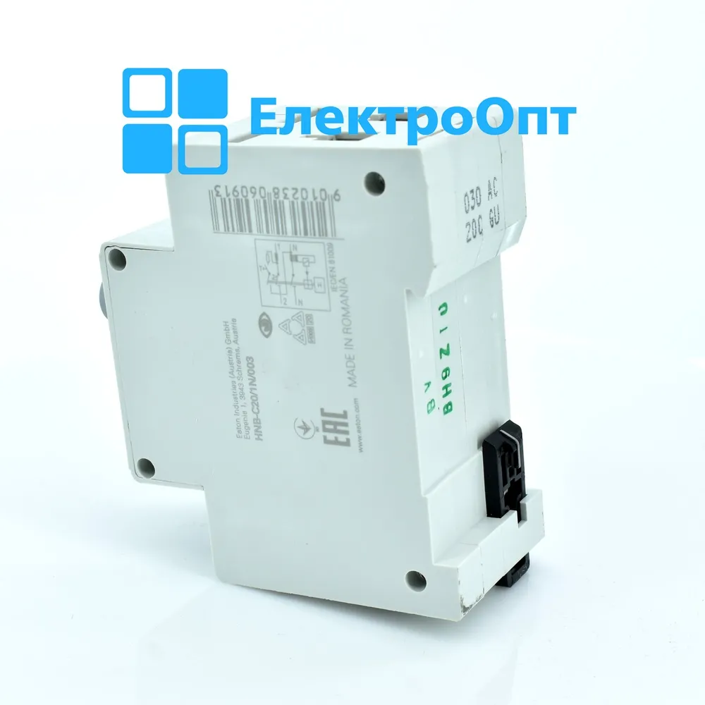 EATON Диференційний автомат Тип АС 2P 6kA C-20 30mA HNB-C20/AC-0,03