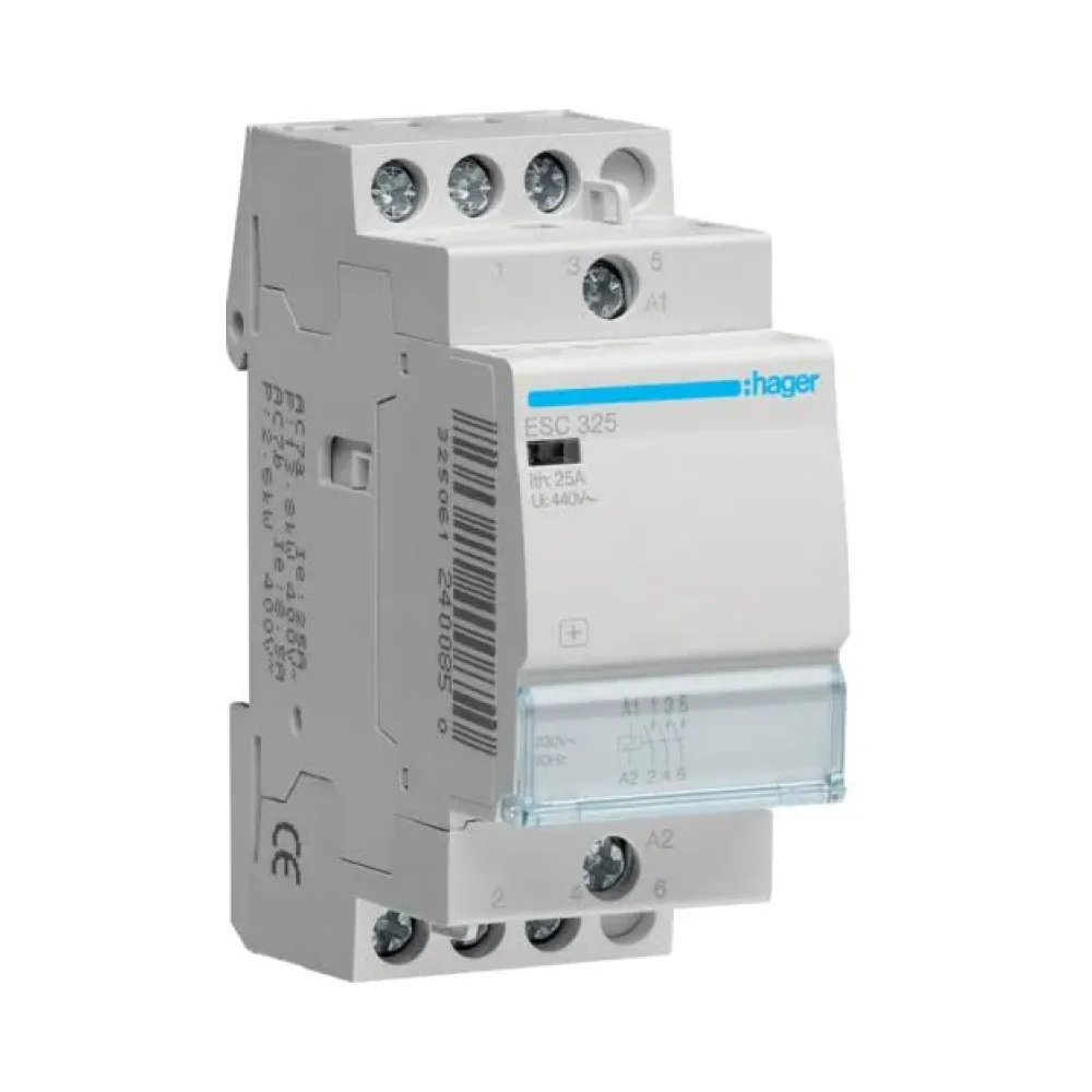Контактор Hager 25A 3НВ 230В ESC325