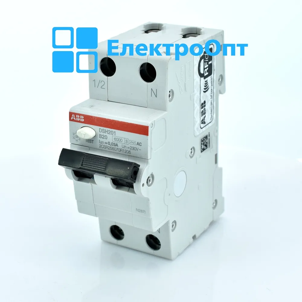 ABB Диференційний автомат Тип АС DSH201 B20 AC30