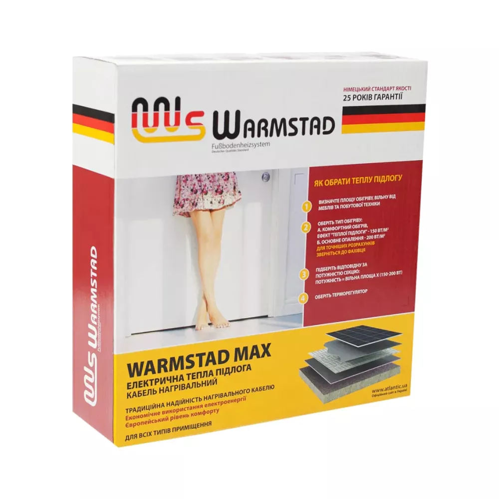Кабель нагревательный в комплекте Warmstad Max EcoTWIN-220-18 W/m 174017 