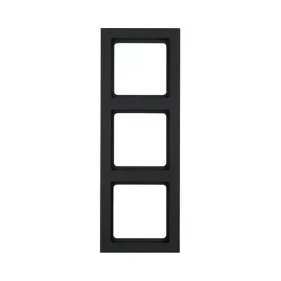 Рамка 3 поста Berker Q.3 антрацит 10136096