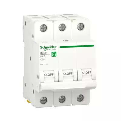 Автоматичний вимикач Schneider Electric Resi 9 3Р C 20A R9F12320