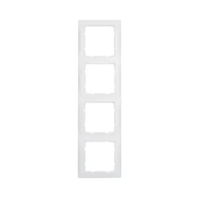 Рамка 4 пости Berker S.1 полярна білизна-matt 10149909