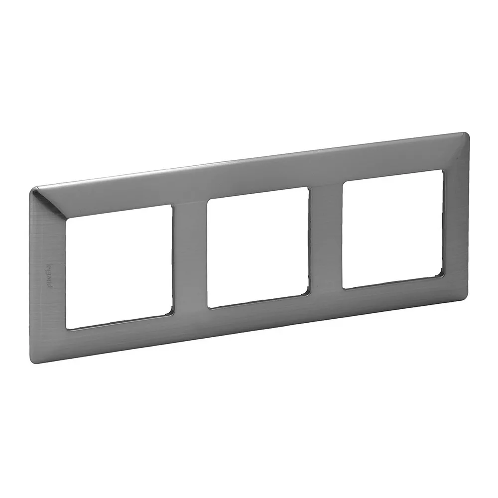 Legrand Valena LIFE Рамка 3 пости Сталь 754153