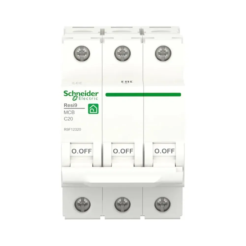 Автоматичний вимикач Schneider Electric Resi 9 3Р C 20A R9F12320