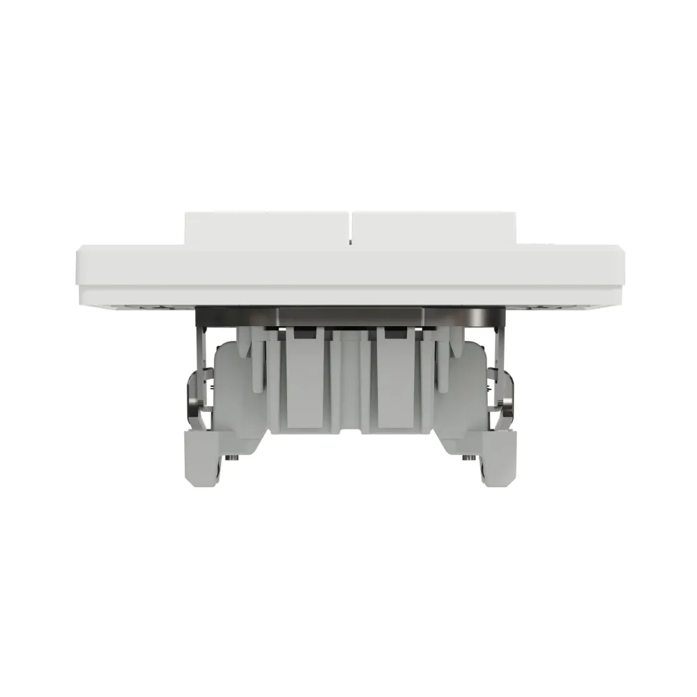 Вимикач Schneider Electric Asfora бiлий двоклавішний внутрішній самозажимний EPH0300121