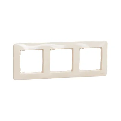 Рамка Schneider Sedna Design 3-х кратная бежевый SDD312803