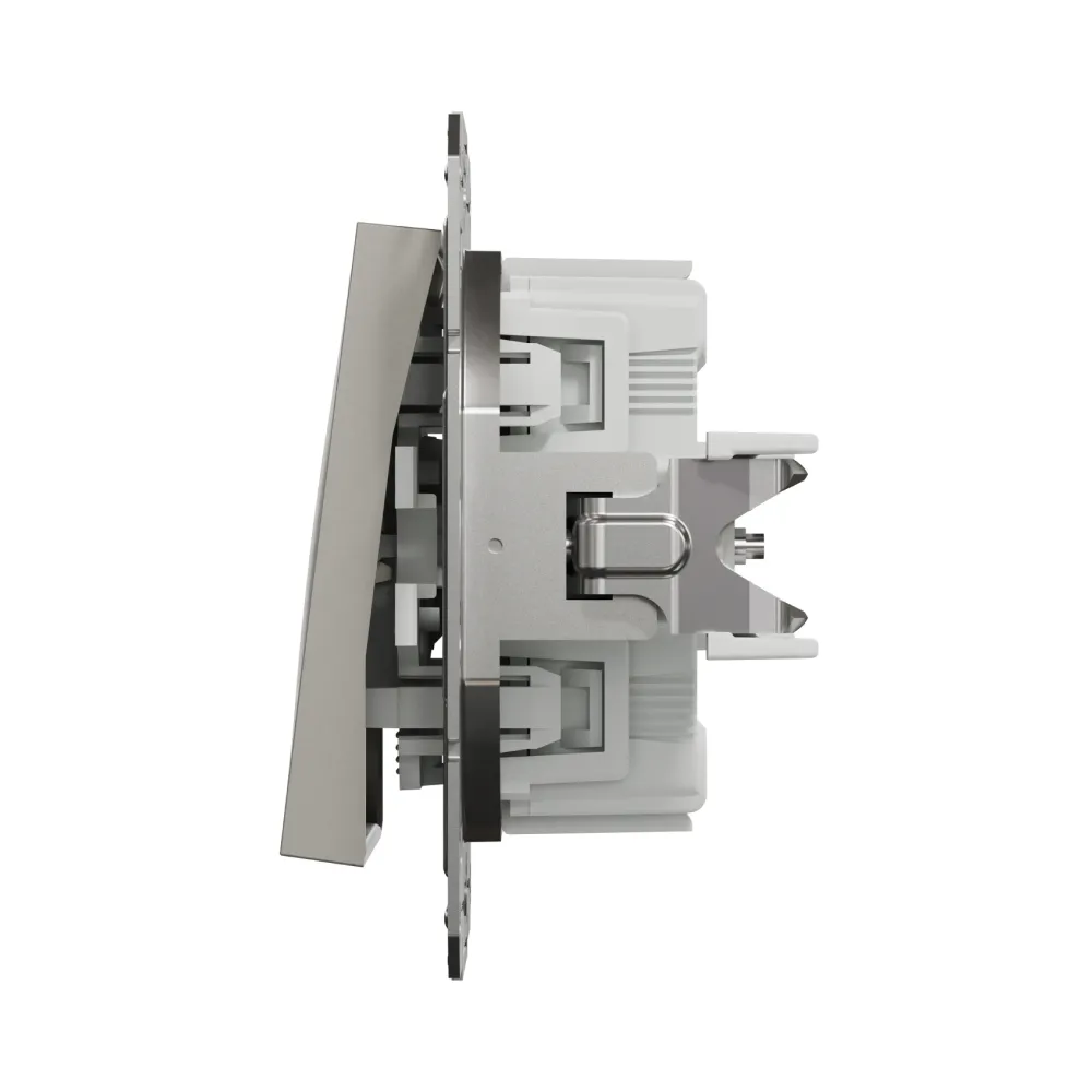Кнопковий вимикач Schneider Electric Asfora бронза самозажимний EPH0700169