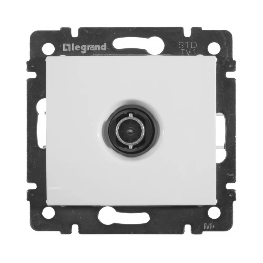 Розетка Legrand Valena Classic білий ТV 774429