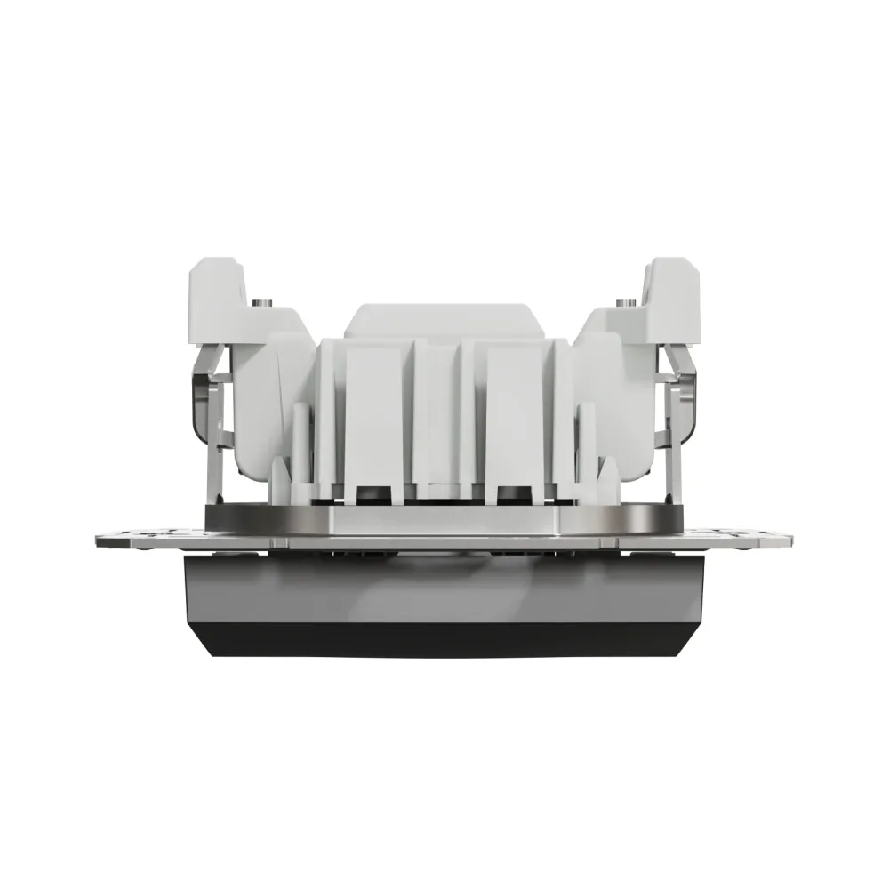 Переключатель Schneider Electric Asfora одноклавишный антрацит с подсветкой EPH1500171