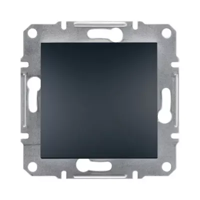 Вимикач Schneider Electric Asfora антрацит одноклавішний внутрішній EPH0100171