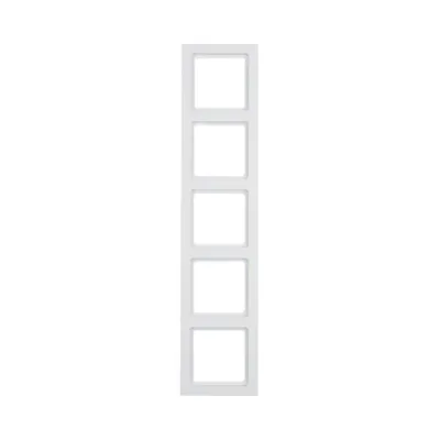 Рамка 5 постов Berker Q.3 полярная белизна 10156099