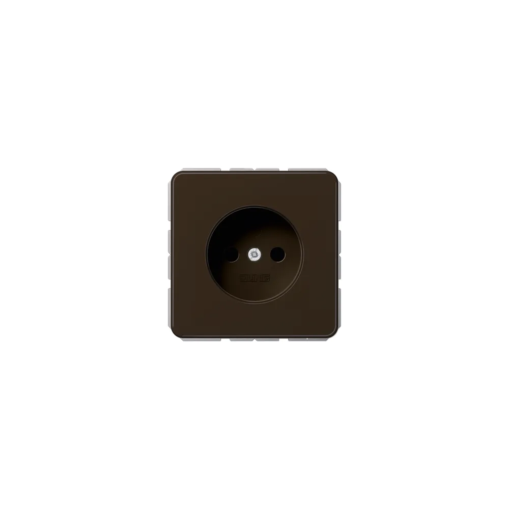 JUNG CD Розетка без заземлення коричневий CD511NBR