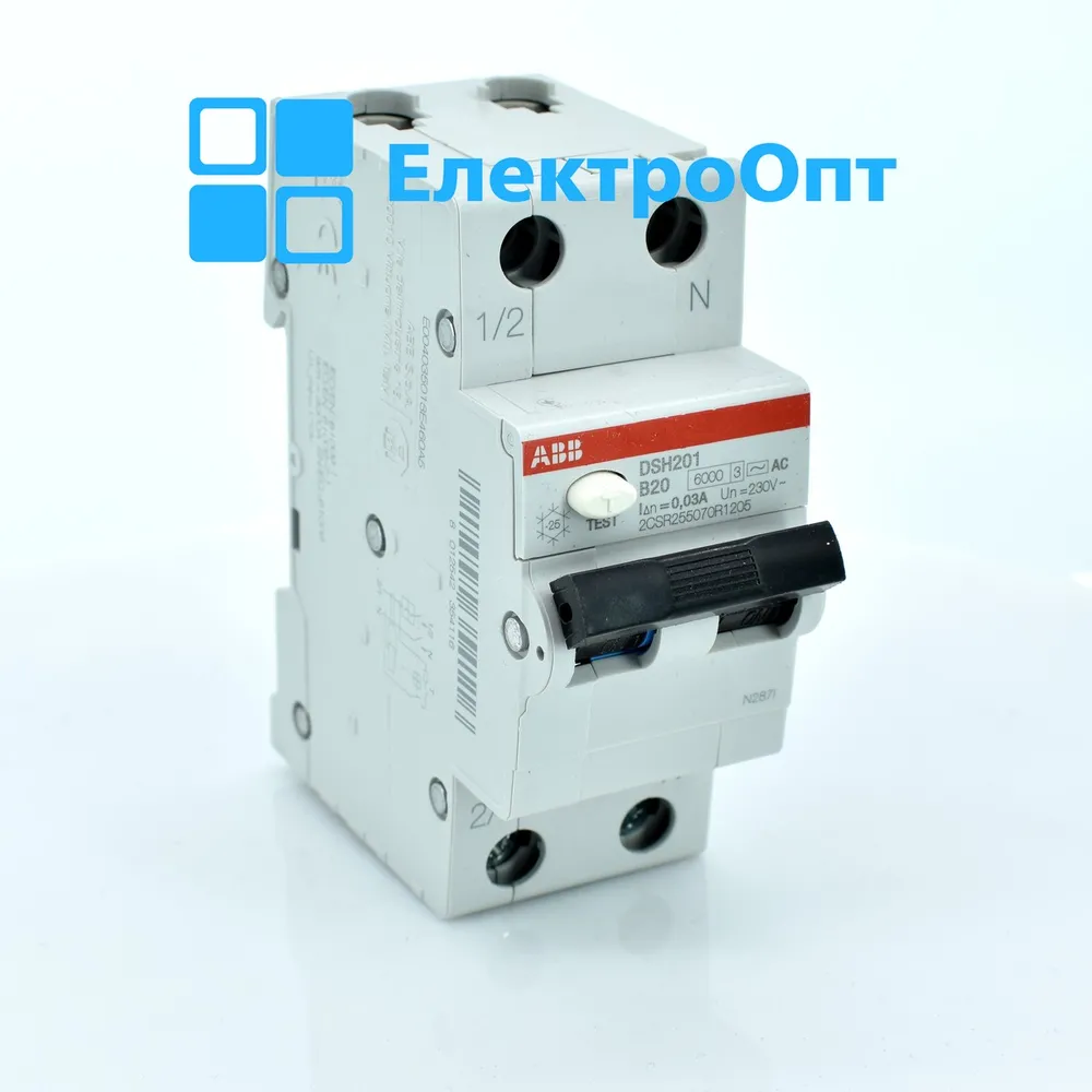 ABB Диференційний автомат Тип АС DSH201 B20 AC30
