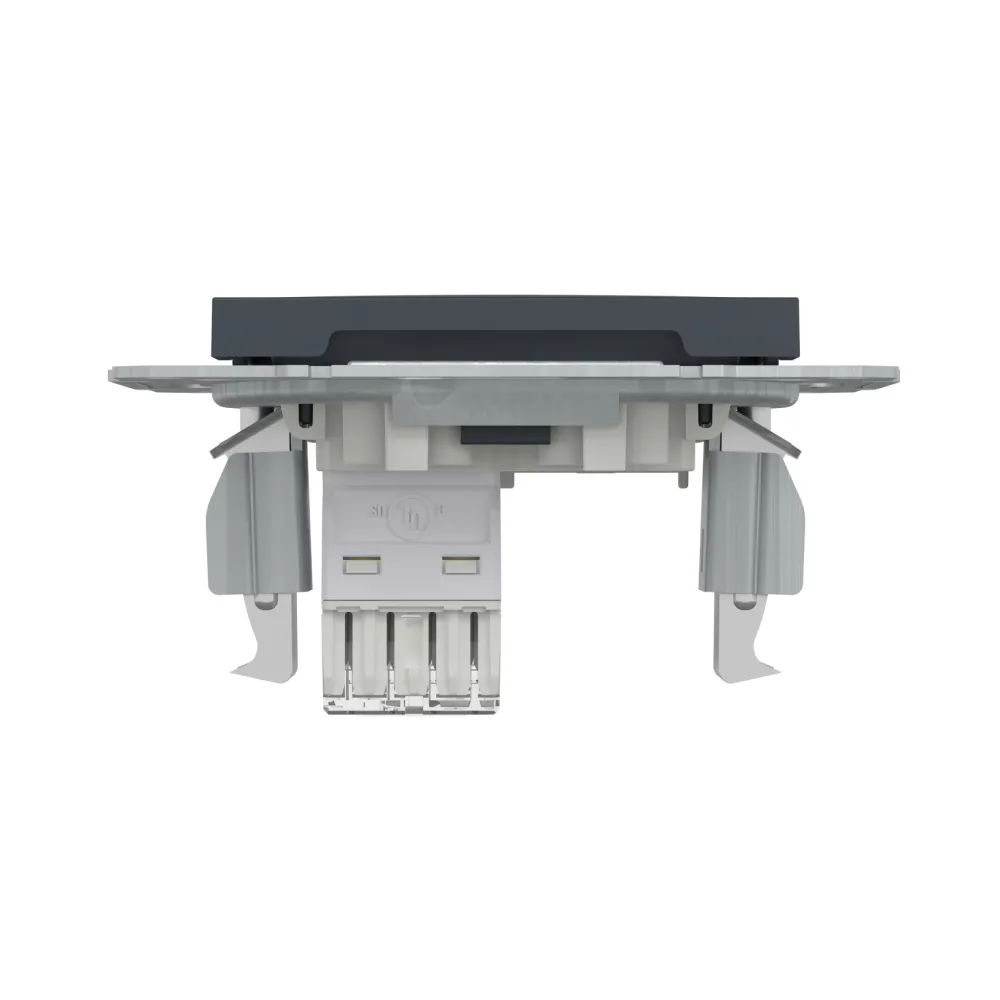 Розетка компьютерная Schneider Electric Asfora антрацит RJ-45 UTP 5E внутренняя EPH4300171
