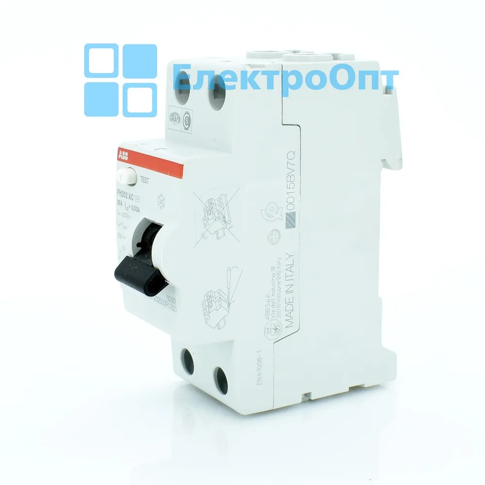 ABB ПЗВ Тип AC 2P 25A 30mA FH202AC-25/0,03