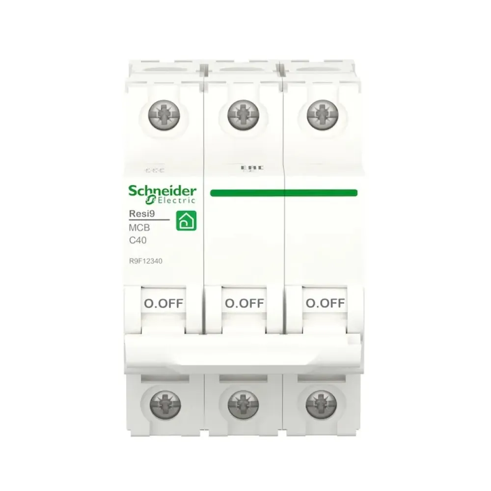Автоматичний вимикач Schneider Electric Resi 9 С 3p 40A R9F12340