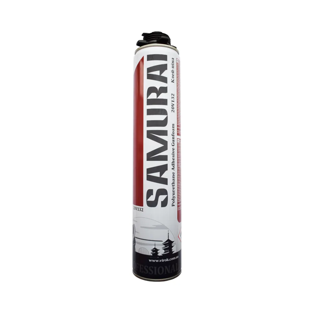 Клей-пена SAMURAI Premium Polystyrol FixFoam 877 750ml 900g 20V132