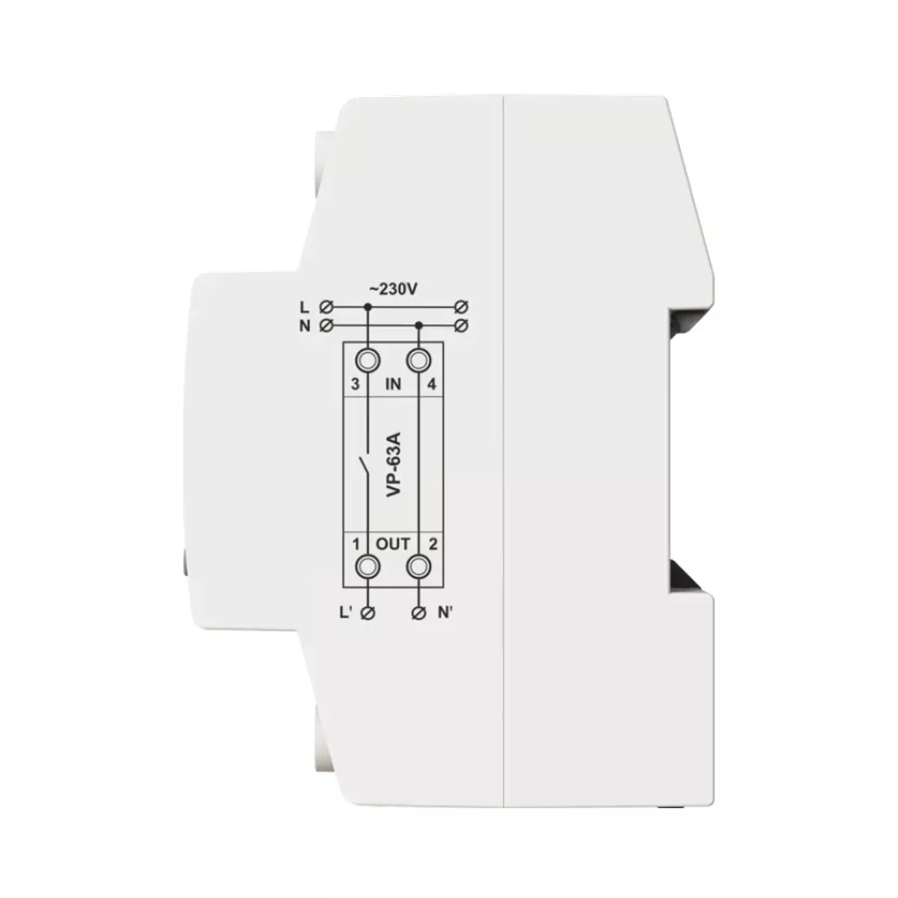 Реле напруги DigiTOP 63А (max 80A) VP-63A M2W