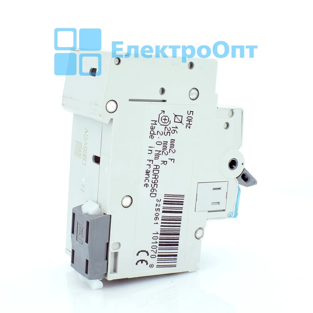 Hager Диференційний автомат Тип A 1P+N 6kA C-6A 30mA ADA956D