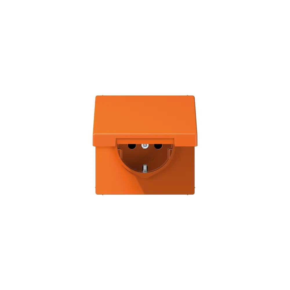 JUNG LSx-механізм SCHUKO®-розетка 16 A / 250 B ~ оранжевий LS1520BFKLO