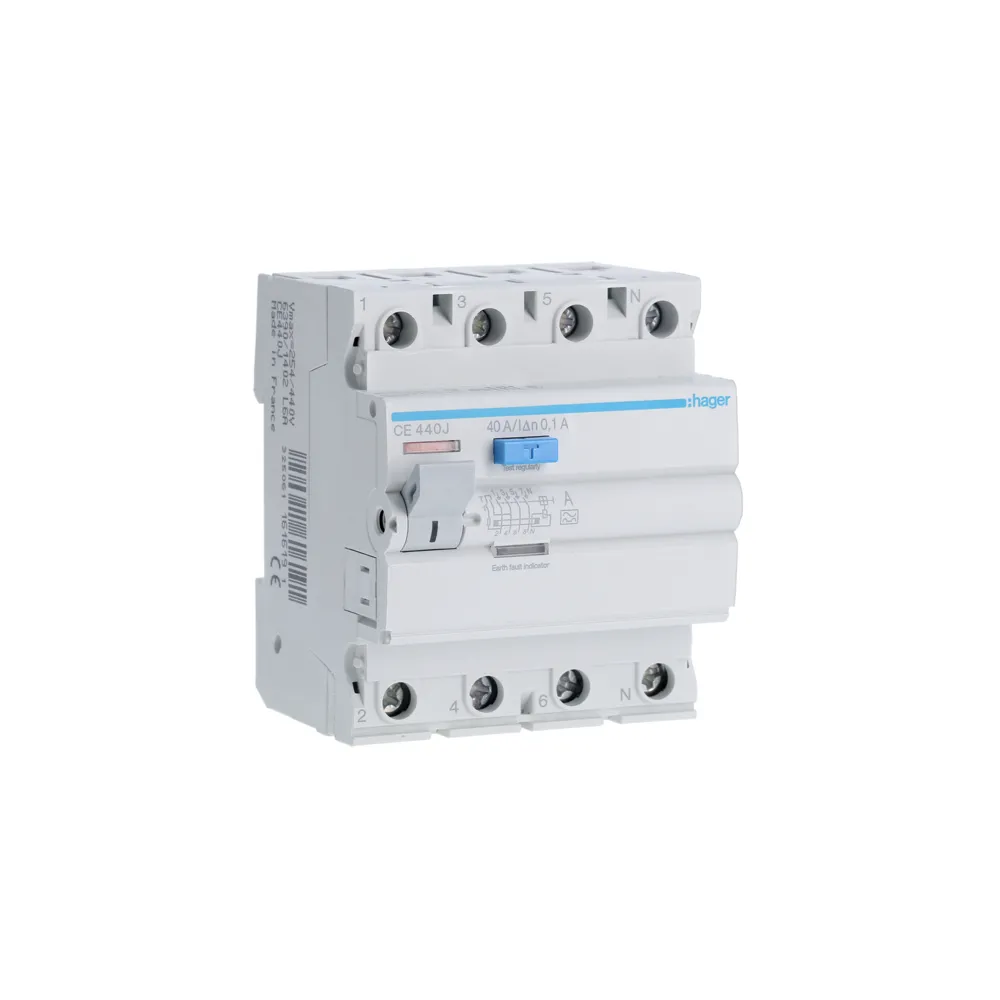 Hager ПЗВ Тип A 4P 100mA 40A CE440J
