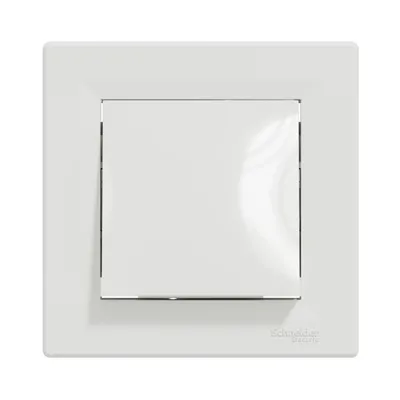 Выключатель Schneider Electric Asfora белый одноклавишный внутренний перекрестный EPH0500121