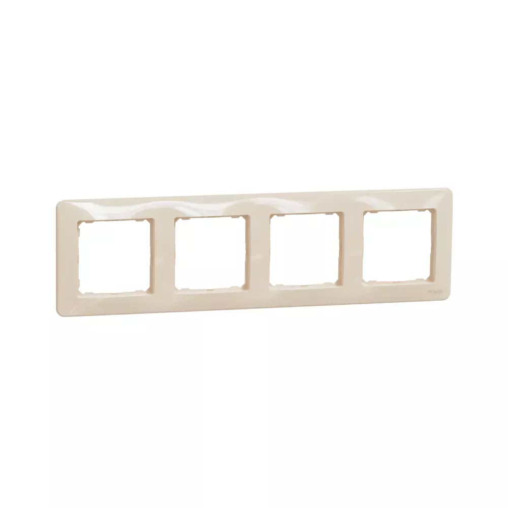 Рамка Schneider Sedna Design 4-х кратная бежевый SDD312804