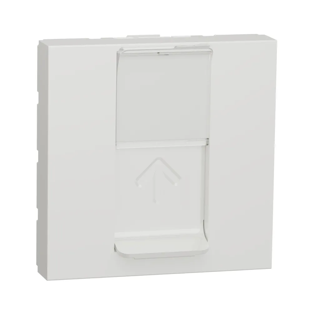 Розетка комп. RJ-45 внутр. кат.6 UTP 2 мод. UNICA NEW біла (C1) NU341518