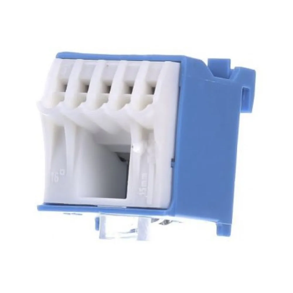 Блок N-клемм Hager QiuckConnect 1x16мм+5x4мм KN06N