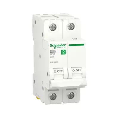 Автоматичний вимикач Schneider Electric Resi 9 С 2p 63A R9F12263