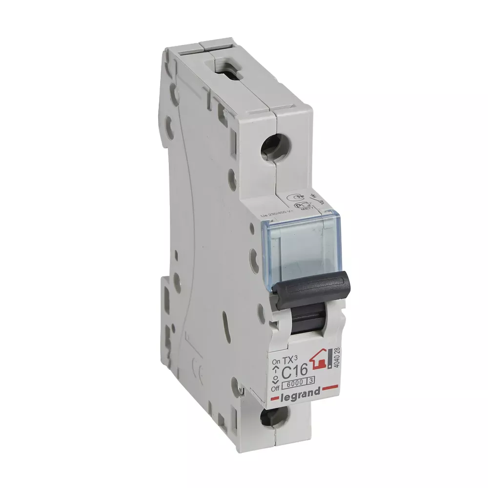 LEGRAND Автоматичний вимикач, 6kA, C 16А 1П 404028