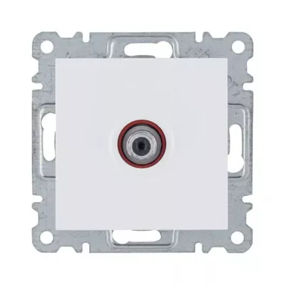 Розетка САТ Hager Lumina белая WL3230