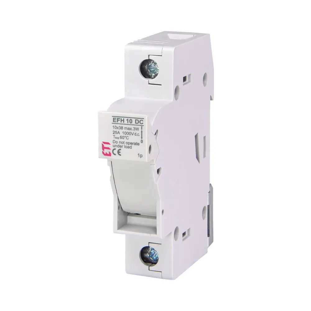 Держатель цилиндрических предохранителей ЕТІ EFH 10 1P 25A 1000V DC 2540201