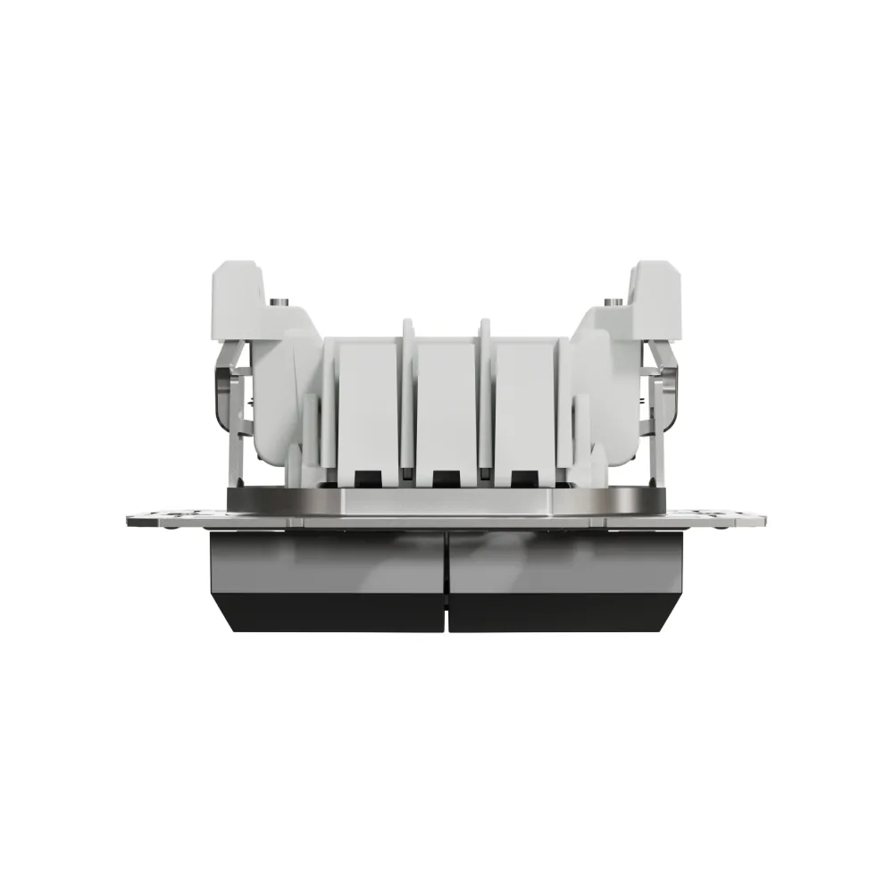 Выключатель Schneider Electric Asfora антрацит двухклавишный внутренний проходной EPH0600171