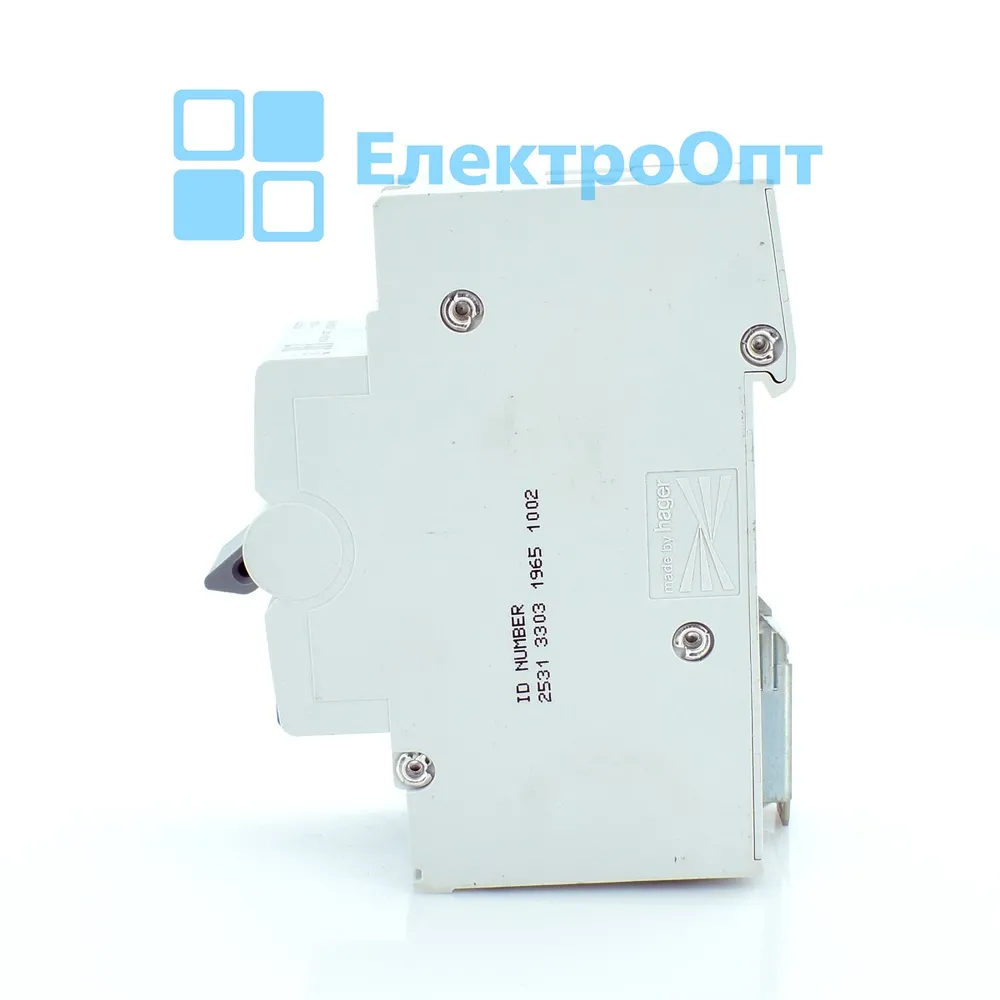 Hager Диференційний автомат Тип A 1P+N C-32 6kA 300mA AF982J