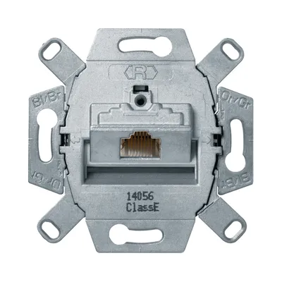 Hager Rhine Розетка UAE 8-полюсн. екранована, Кат.6 клас E WDF410766