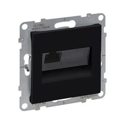 Розетка інформаційна RJ45 CAT5E UTP Legrand Suno чорний 721450