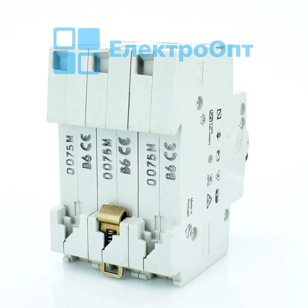 ABB Автоматичний вимикач, 6kA, 3p, SH203-B6
