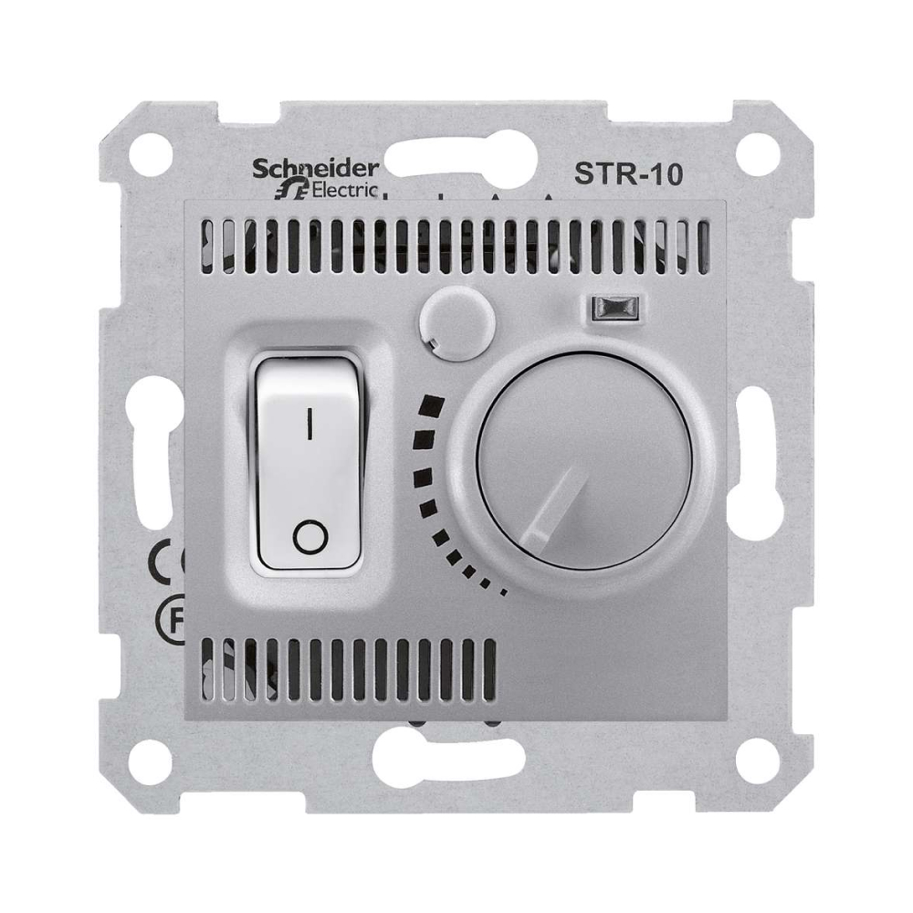 Термостат для теплої підлоги алюміній Sedna Schneider Electric SDN6000360