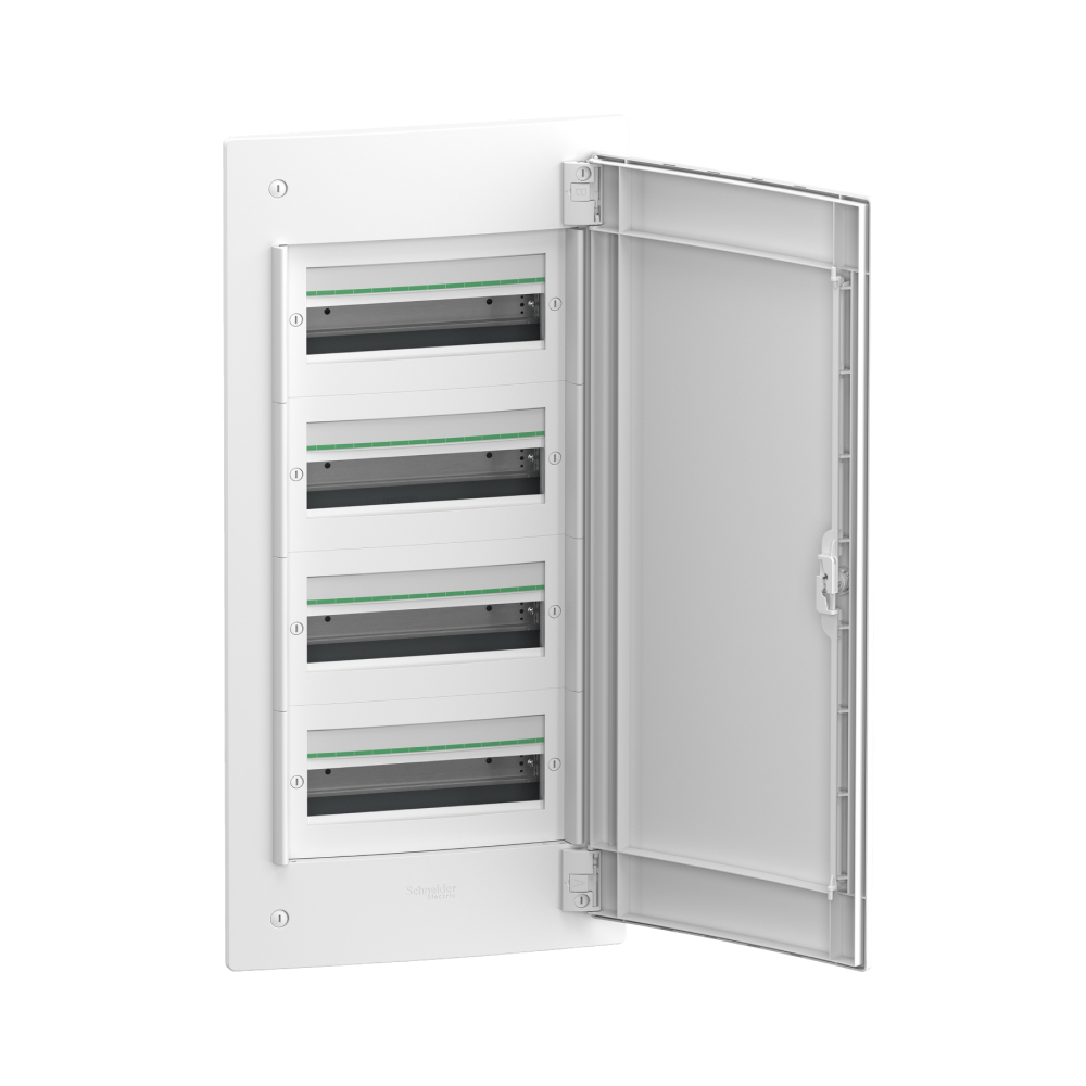 Розподільний щит Schneider Electric врізний на 52 модулі білі двері PrismaSeT XS LVSXN413