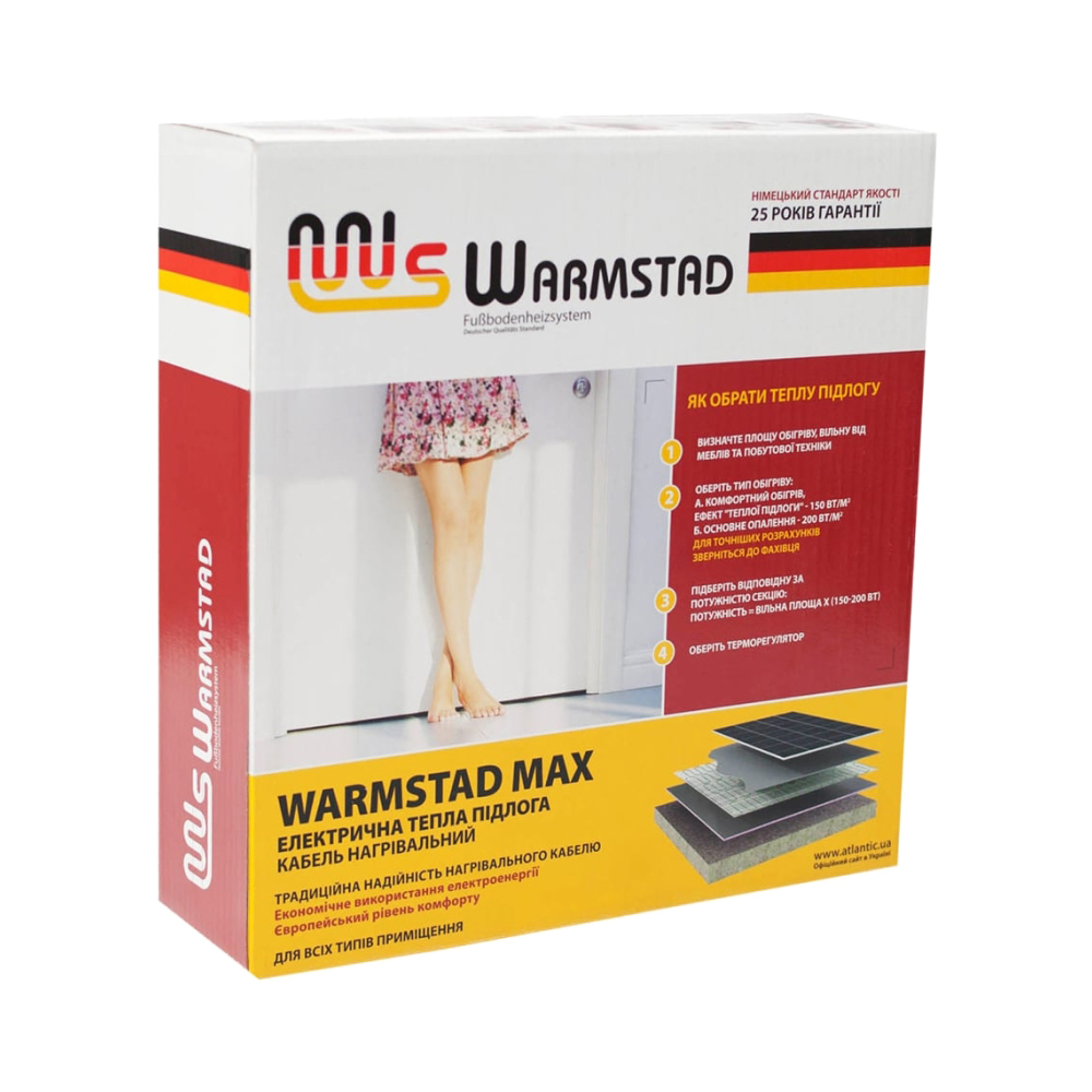 Кабель нагревательный в комплекте Warmstad Max EcoTWIN-300-25 W/m 174018
