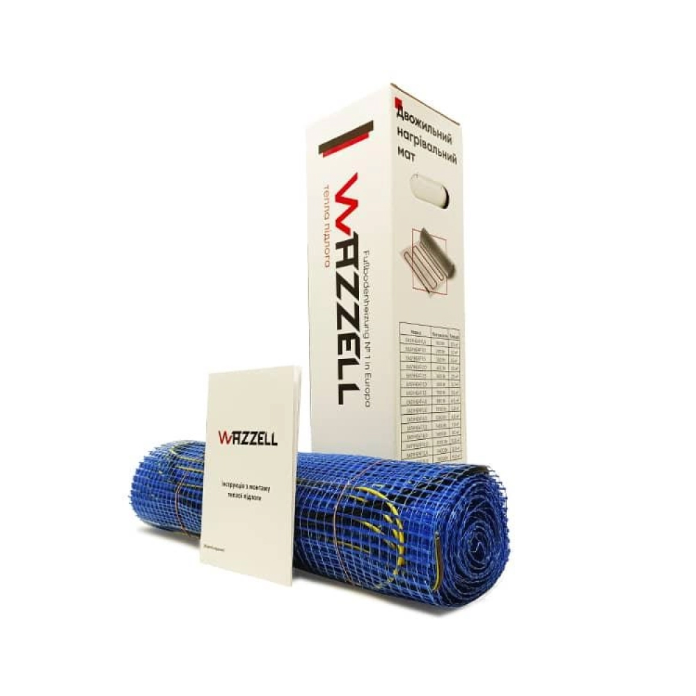 Нагревательный мат под плитку Wazzell Easyheat 1600 Вт 6 м2 WAZ5018