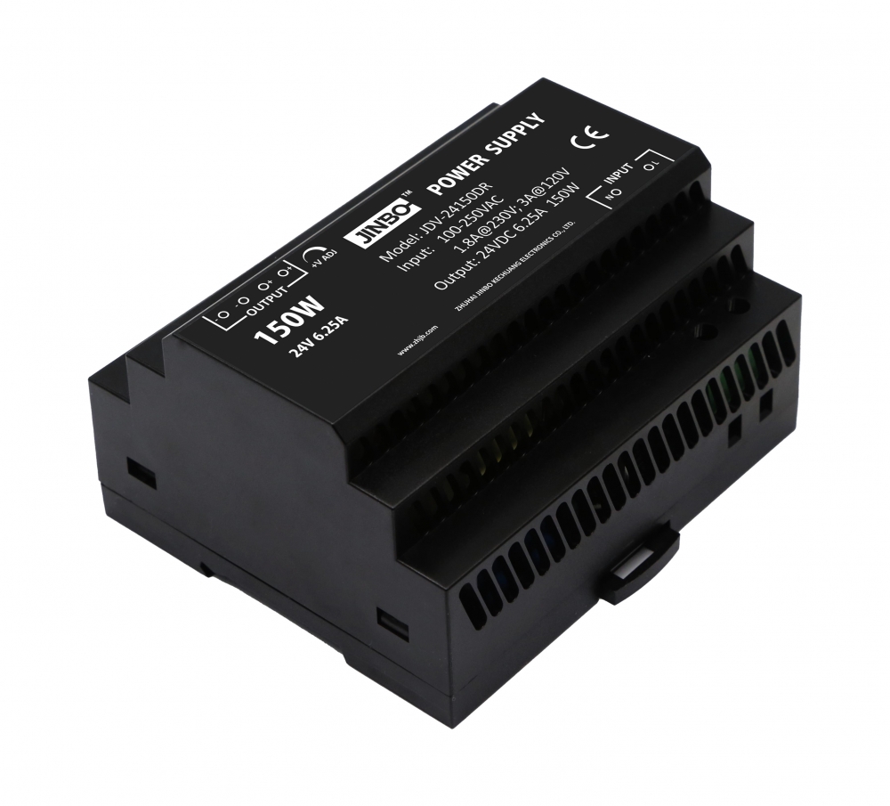 Блок живлення Jinbo 24V 150W на DIN - рейку JDV-24150DR