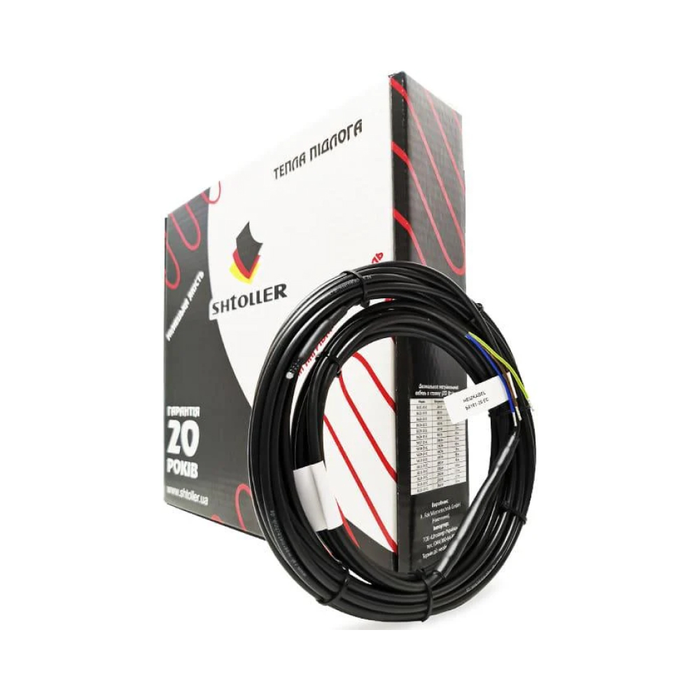 Нагревательный кабель Shtoller EC 20-500 A.Rak 25м/п S6104-20