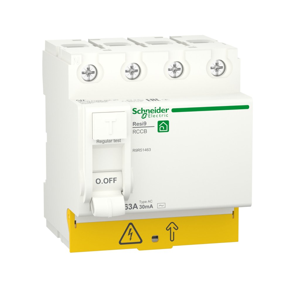 Дифреле (ПЗВ) Schneider Electric Resi 9 4p 63A АС 30mA R9R51463
